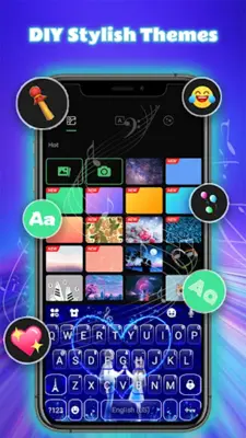 Galaxy Heart Panda Theme android App screenshot 2