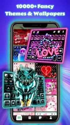 Galaxy Heart Panda Theme android App screenshot 5